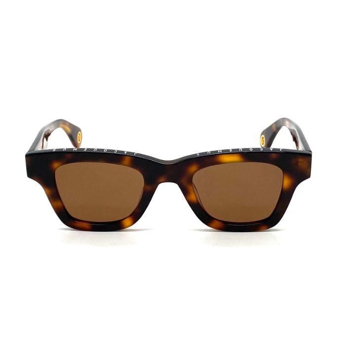 JACQUEMUS ジャックムス ロゴ べっ甲柄 プラスチック サングラス eH0796N