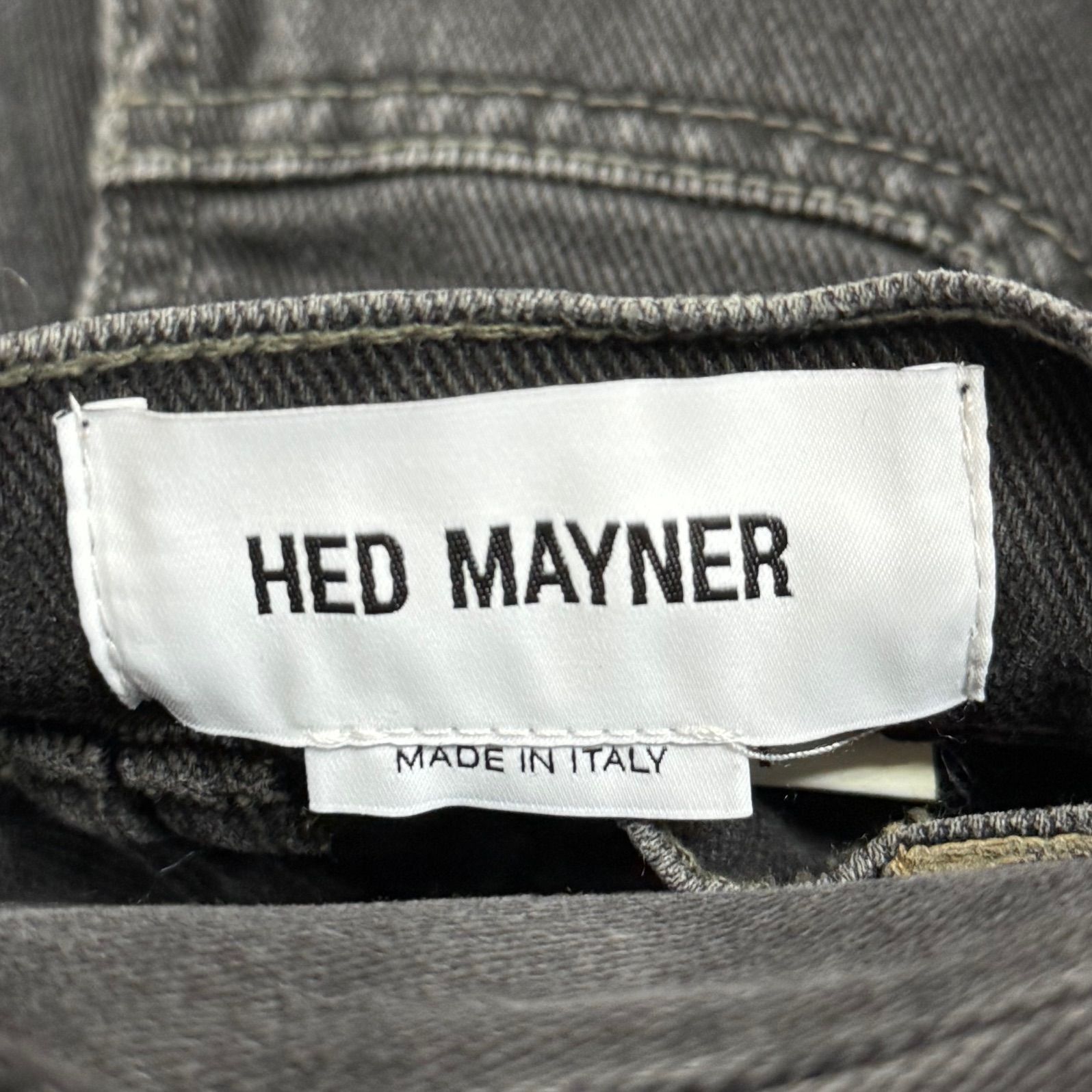 未使用品 HED MAYNER 24AW Black Fade Denim Pants ブラック