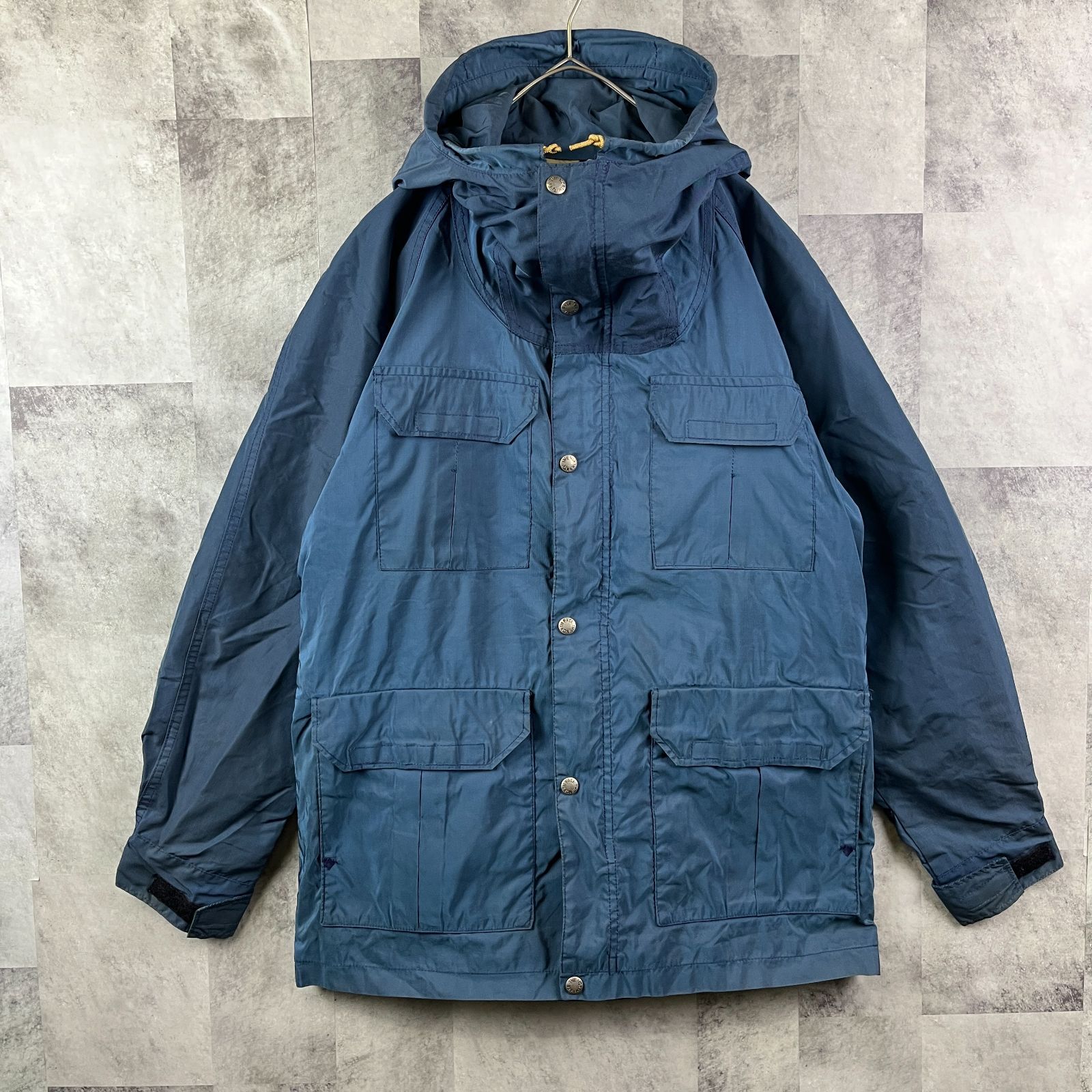 70s USA製 THE NORTH FACE マウンテンパーカー 茶タグ ブルー S - メルカリ