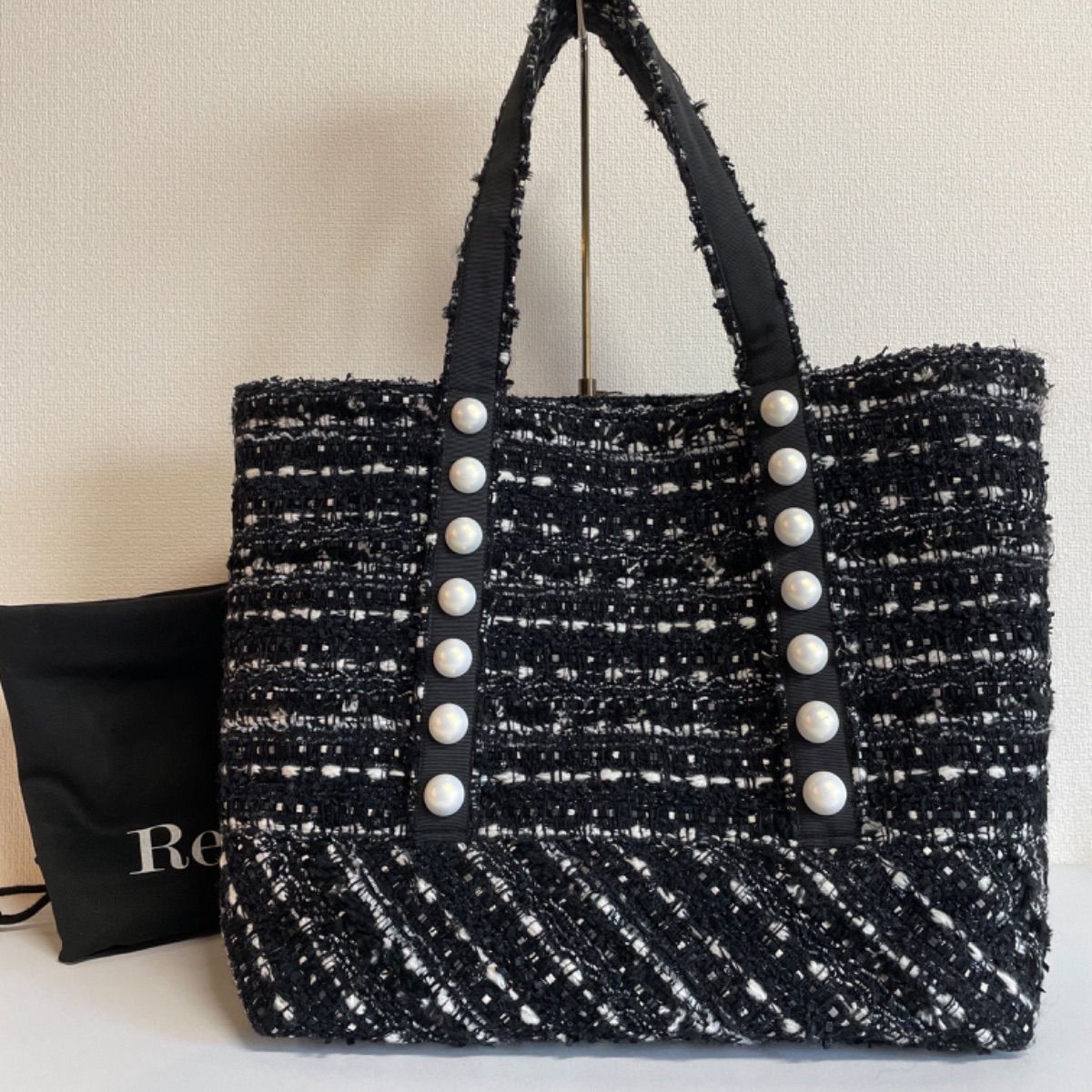 Rene ルネ トートバッグ ツイード パール バッグ - KOGA STORE - メルカリ