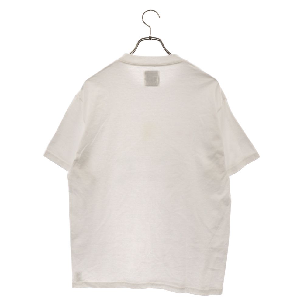 WACKO MARIA (ワコマリア) 23SS CREW NECK T-SHIRT 23SS-WMT-TEE02 世界平和プロジェクト フロントプリント クルーネック半袖tシャツ ホワイト