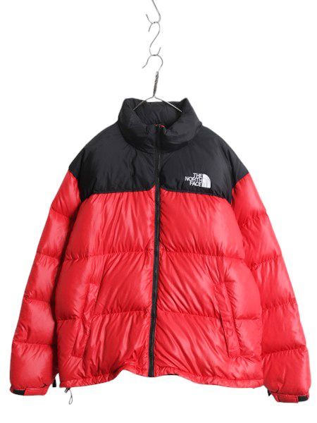 お得なクーポン配布中!】 90s ノースフェイス ヌプシ ダウン ジャケット メンズ XL The North face NUPTSE オールド  ナイロン 700フィル ブルゾン 赤 黒 ツートーン - メルカリ