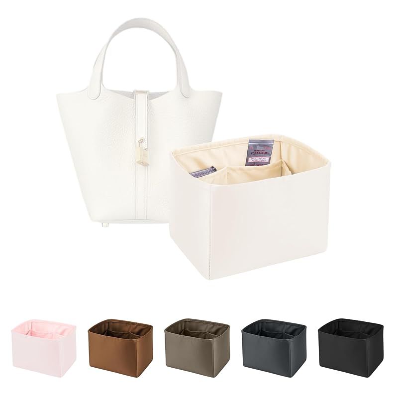 KINGS IN BAG バッグインバッグ バッグインバッグ 軽量 保護 バッグ収納 サテンバッグインナー ピコタンpm|mmに合う クレ ピコタンPM用 1