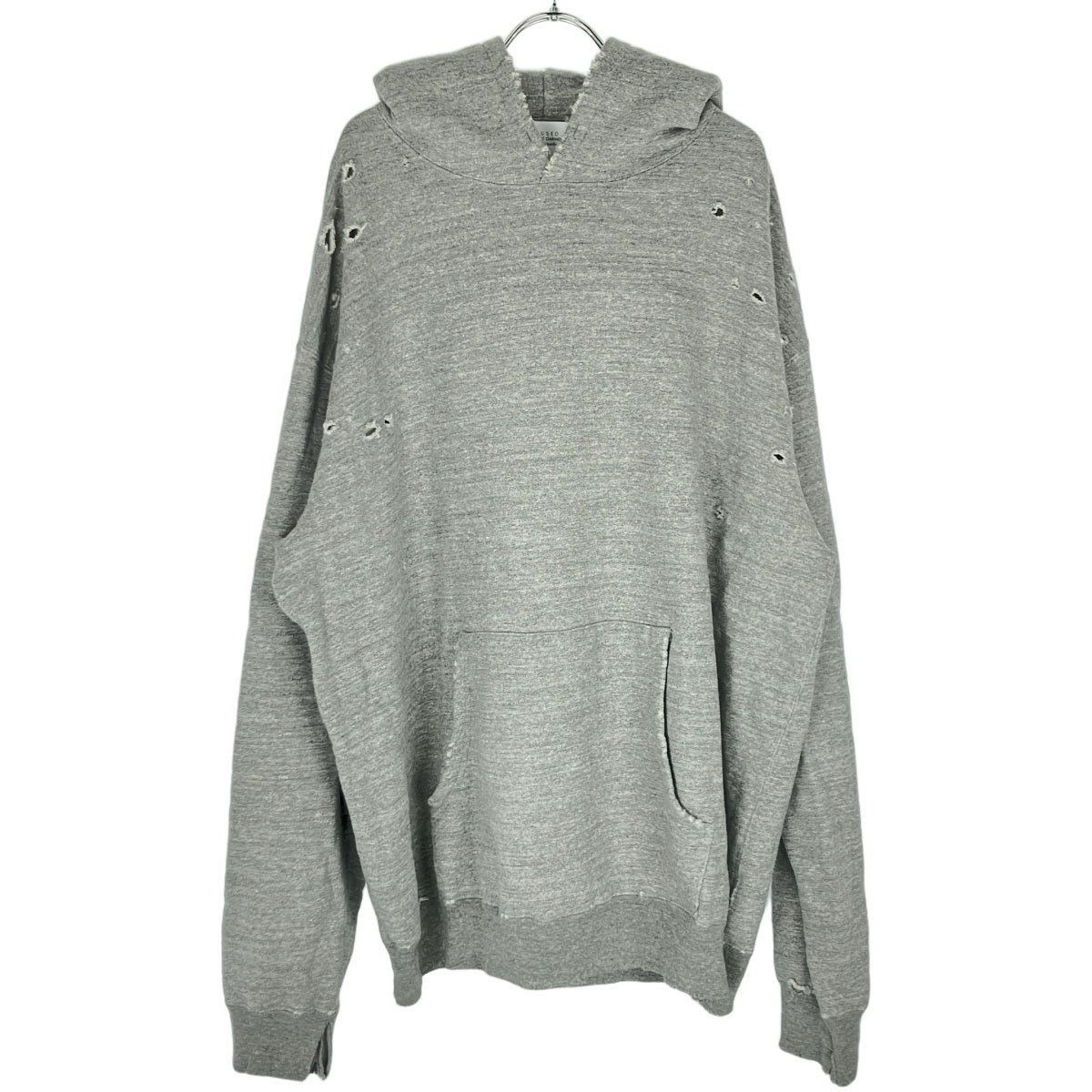 UNUSED アンユーズド 22AW Damaged sweat hoodie ダメージ加工 UNUSED アンユーズド 22AW Damaged sweat hoodie ダメージ加工