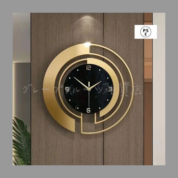 壁掛時計 柱時計 北欧 モダン ラグジュアリー 静音 クオーツ 連続秒針 おしゃれ かわいい ウォールクロック インテリア ホーム リビング オ