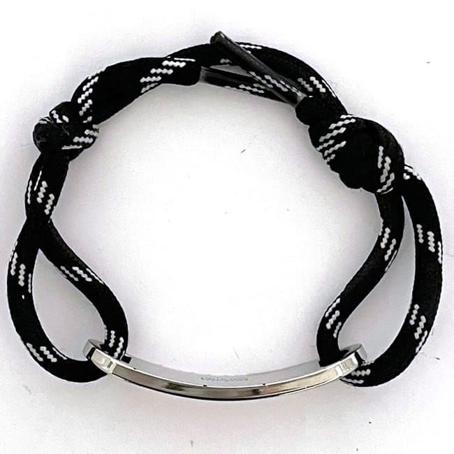 バレンシアガ ブレスレット バレンシアガ ブレスレット ec-22894 ブラック シルバー PLATE - メルカリ