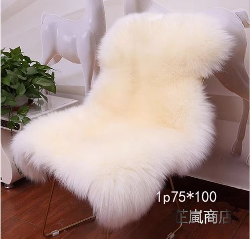 注目 室内芸術 ムートン 贅沢 メリノ種羊 天然ムートン ラグマット ムートンラグ1p75*110cmムートンフリース ファー マット