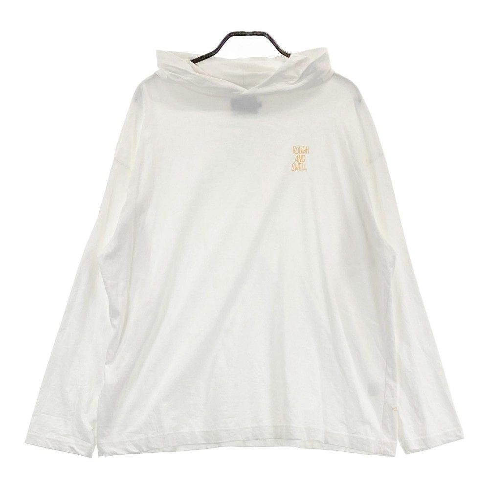 サイズ XL ROUGH-SWELL ラフアンドスウェル 2025年モデル フード付長袖Tシャツ ホワイト系 240101434332 ゴルフウェア メンズ ストスト