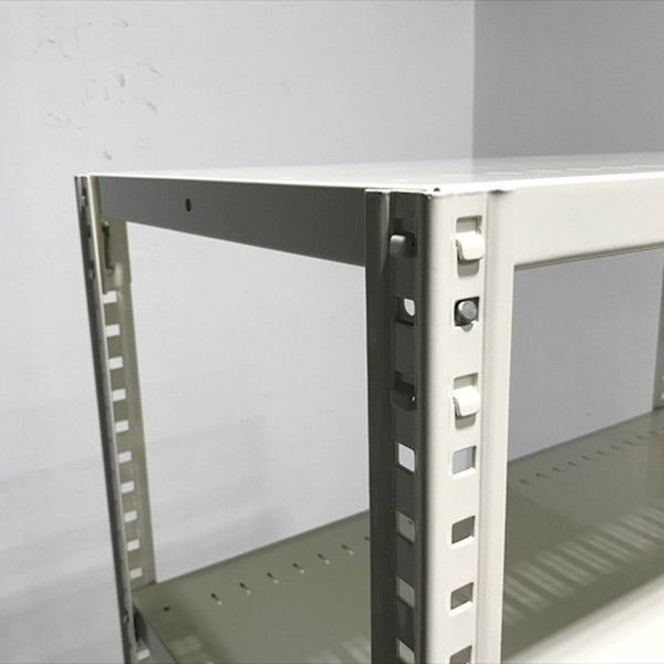 スチールラック 軽量 セミボルトレス 63型 A型オープン棚 オカムラ スノーホワイト