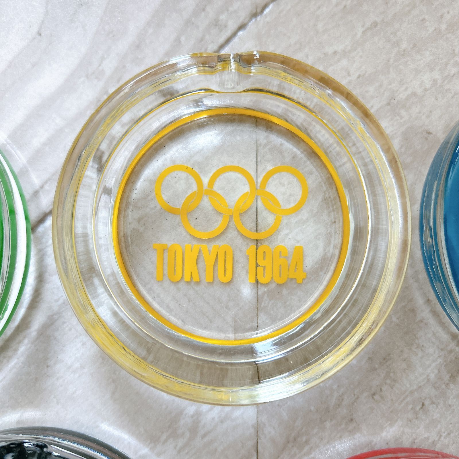 東京オリンピック 1964年 保谷クリスタル 灰皿 レア