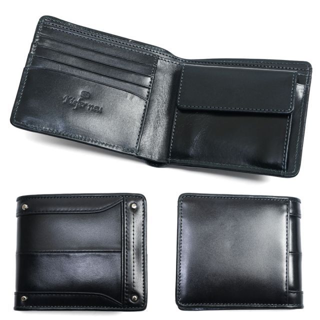 二つ折り財布 メンズ Kiefer neu キーファーノイ Ciao チャオ レザー