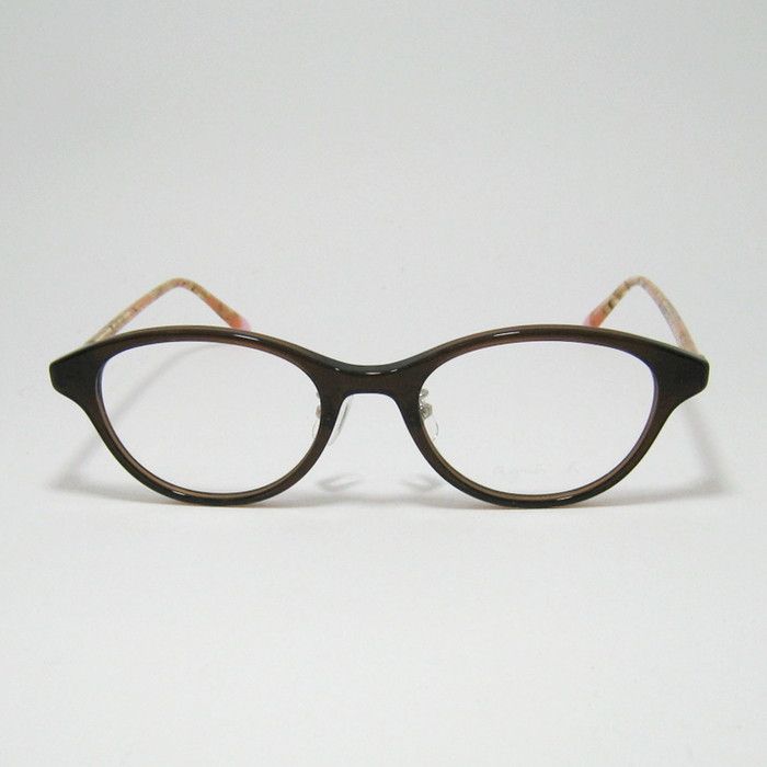 agnes b. アニエス ベー レディース 眼鏡 メガネ フレーム サングラス 50-0127-2 サイズ50 ブラウン