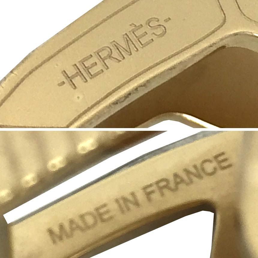 HERMES エルメス ホースヘッド スカーフリング 馬 テット ドゥ