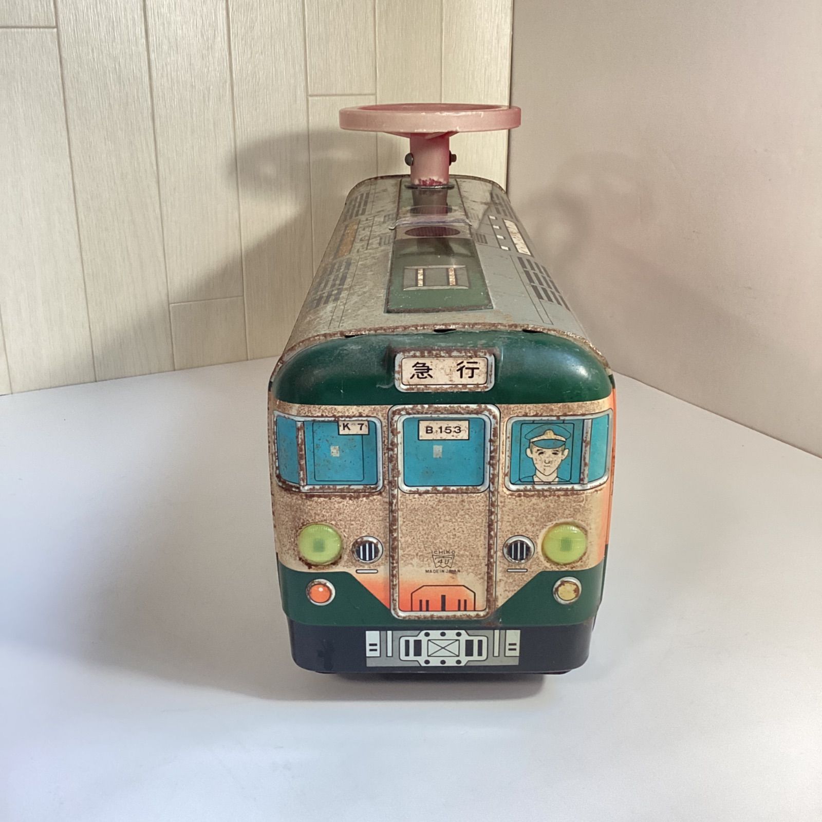 イチコー ICHIKO ブリキ電車 JR 昭和レトロ 子供の乗り物おもちゃ …e.s
