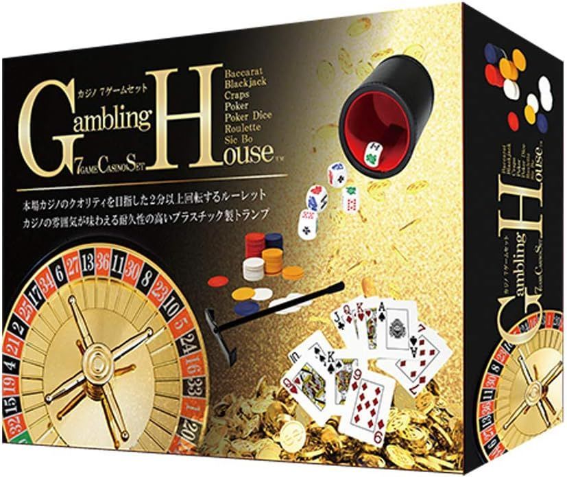Lead Gambling House カジノ 7ゲーム セット【ルーレット/バカラ Lead Gambling House カジノ 7ゲーム セット【ルーレット/バカラ