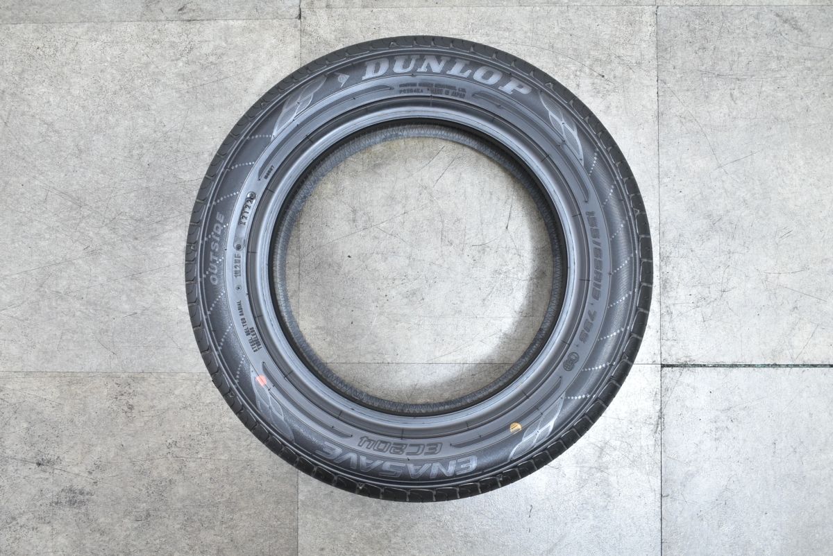 最安価に挑戦！ 未走行 超バリ溝 2本 ダンロップ エナセーブ EC204 155 65R13 アルト ワゴンR ラパン ムーヴ エッセ ライフ ゼスト オッティ 軽自動車 使いこなせる
