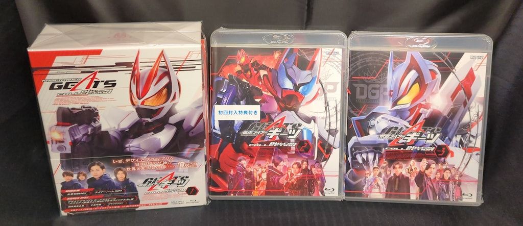 特撮Blu-ray 巻のみ初回 仮面ライダーギーツ Blu-ray COLLECTION 全3巻 セット