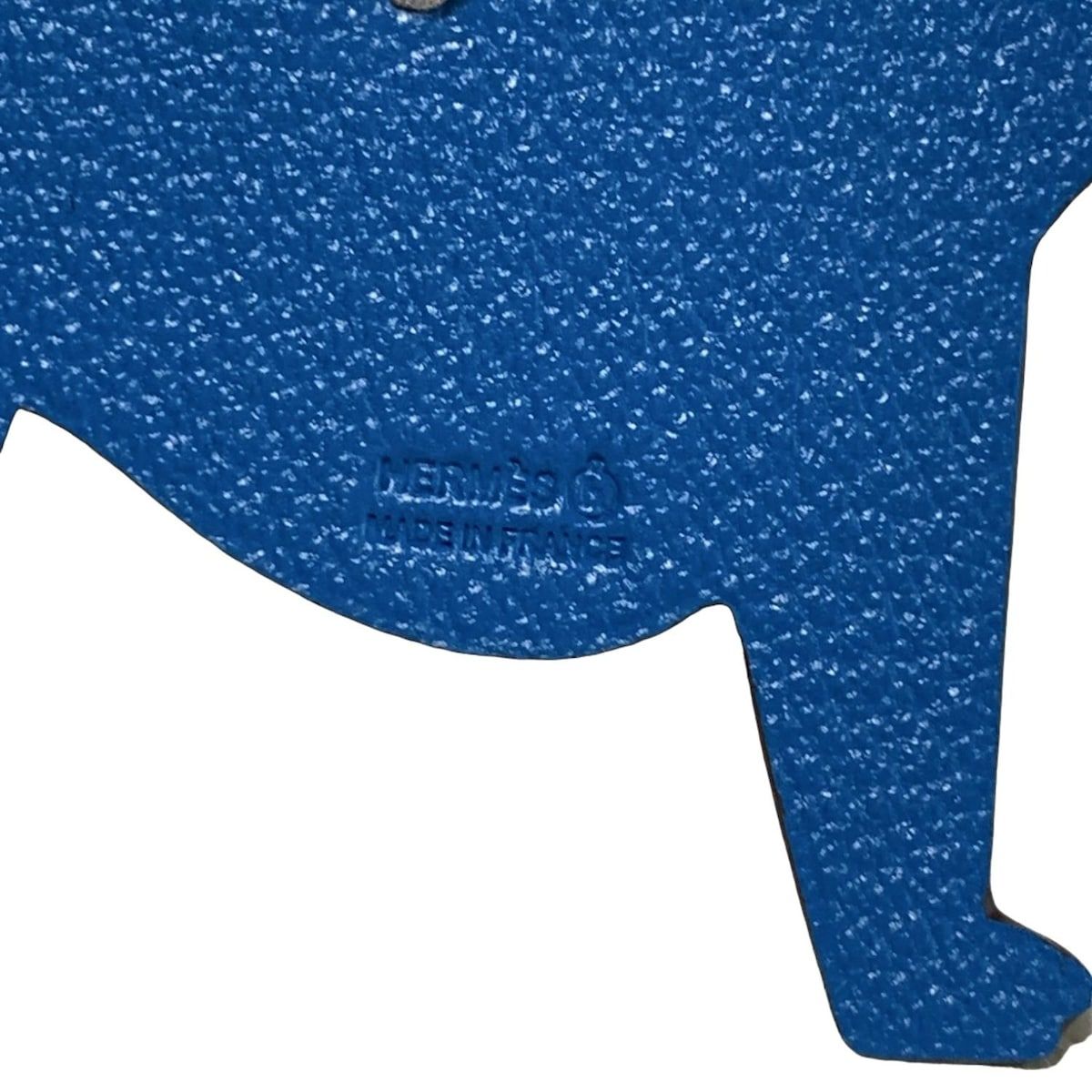 HERMES(エルメス) キーホルダー(チャーム) プティアッシュ ブルー  