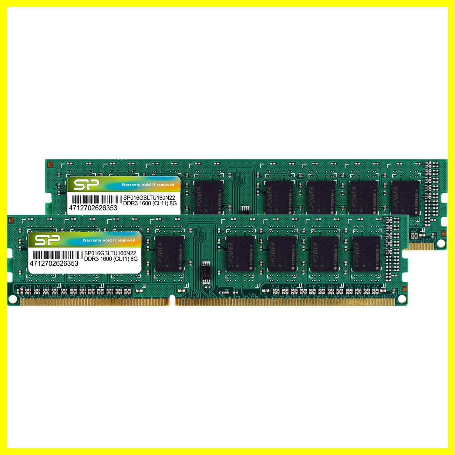 数量限定】シリコンパワー デスクトップPC用 メモリ DDR3 1600 PC3