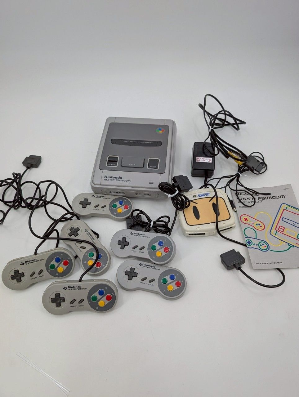 スーパーファミコン 本体セット|コントローラー6個・マルチ スーパーファミコン 本体セット|コントローラー6個・マルチ