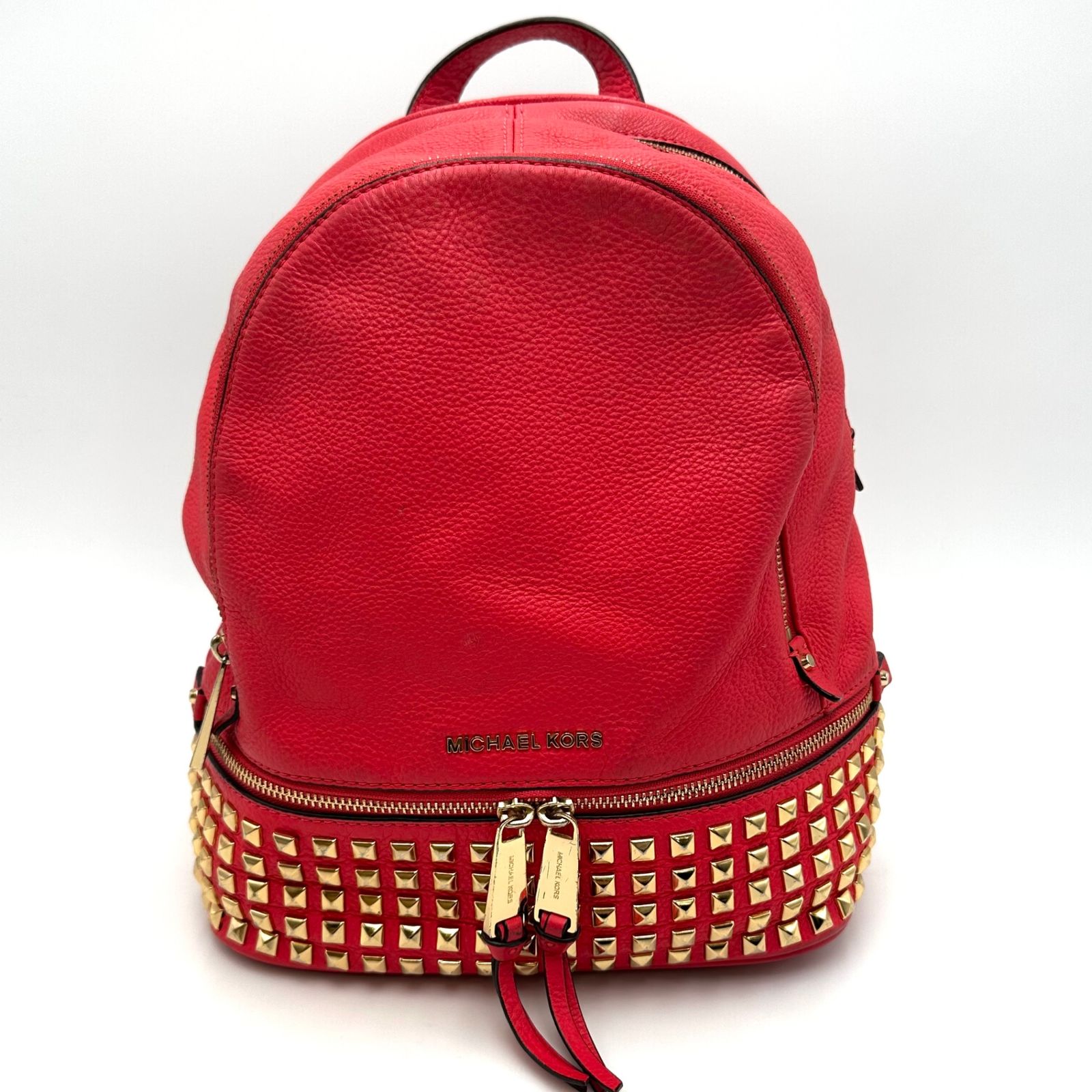 美品】MICHAEL KORS マイケルコース リュック レザー バックパック 革  