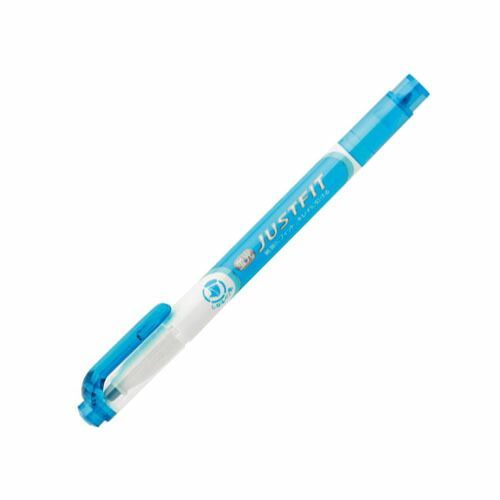 (まとめ）【ゼブラ】蛍光ペン ジャストフィット 青 WKT17-BL 【×100セット】 12,947円
