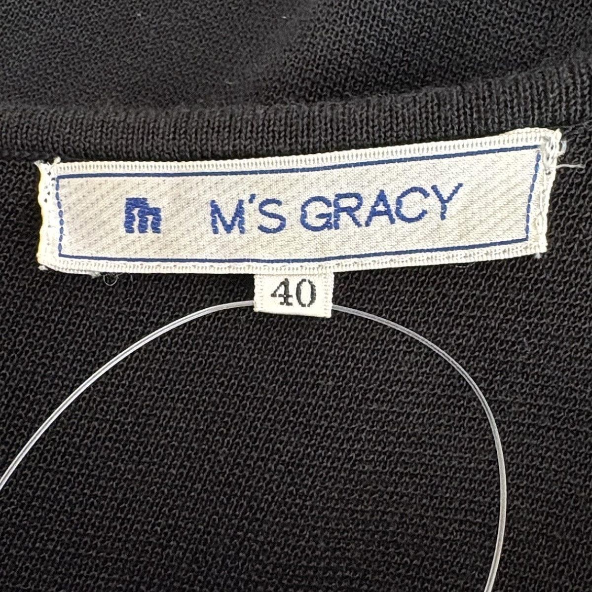 エムズグレイシー　ワンピース　サイズ40 美品❤️M'S GRACY エムズグレイシ七分袖ワンピース サイズ40 L