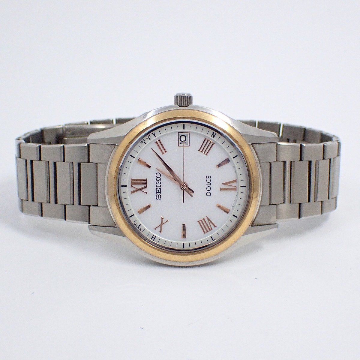 ソーラー、電波】SEIKO セイコー ドルチェ チタニウム