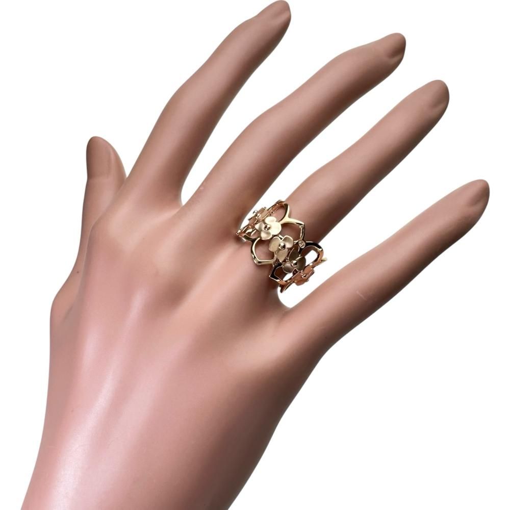 CHAUMET ショーメ オルタンシア ゴールドリング 12号 【Chaumet/ショーメ】フラワーモチーフ リング・指輪