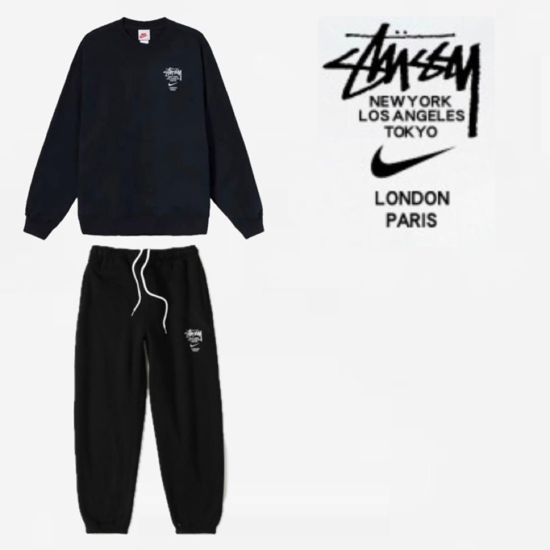 新品】ステューシー×ナイキ セットアップ STUSSY NIKE スウェット #1 - メルカリ