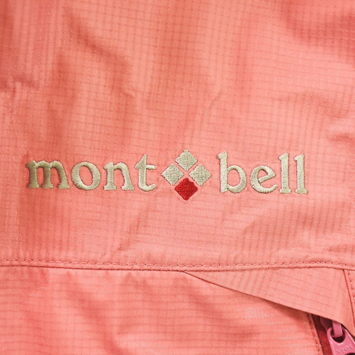 mont bell - 【美品】モンベル　レインダンサープリントジャケット XL　ゴアテックス　ピンク 極美品 モンベル レインダンサージャケット レディース