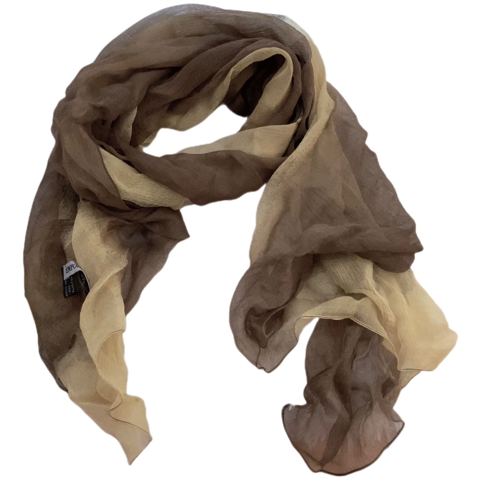 RE191 【美品】EMPORIO ARMANI エンポリオアルマーニ シルクストール