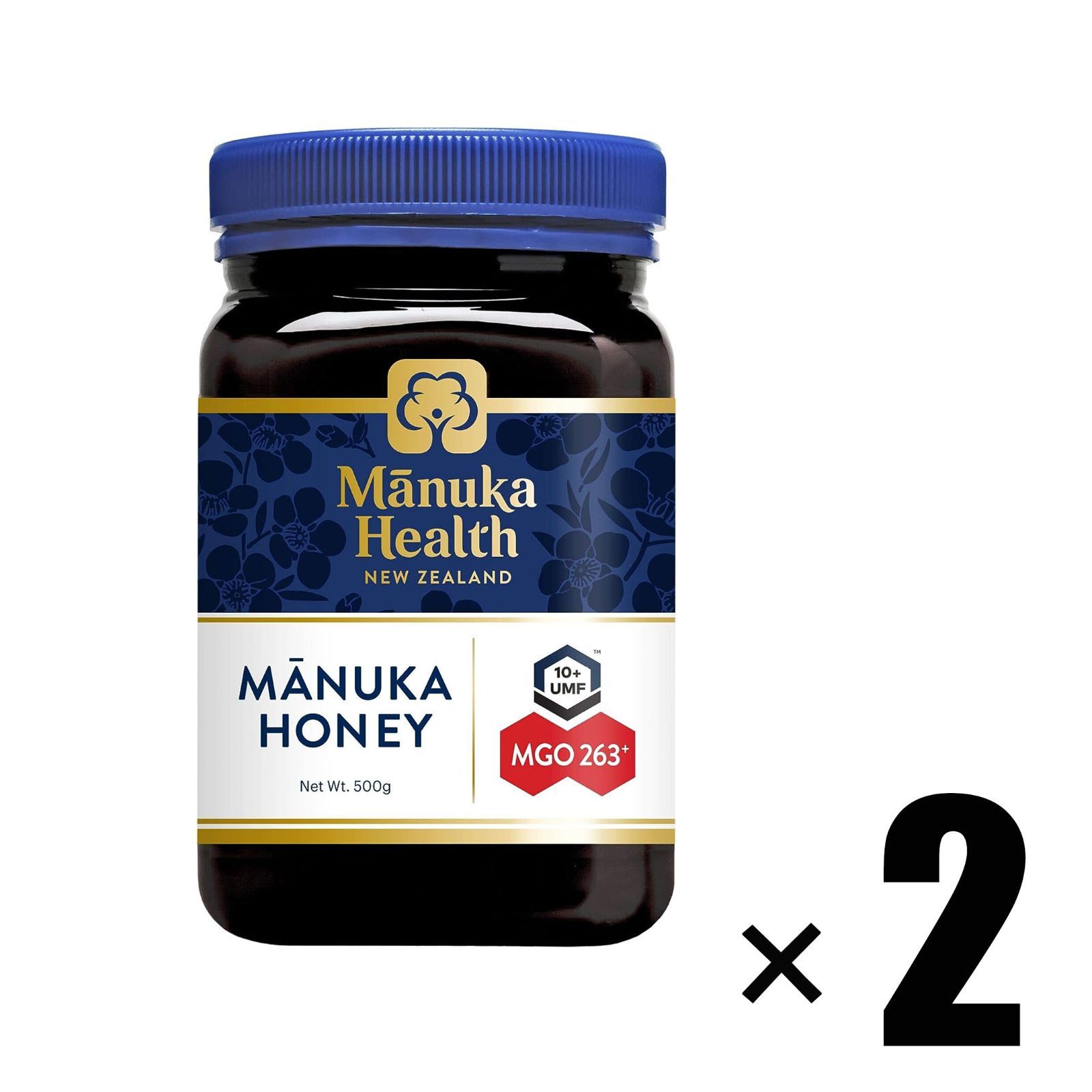 2個) マヌカヘルス MANUKA HONEY UMF10+ MGO263+ 500g ×2個 マヌカ