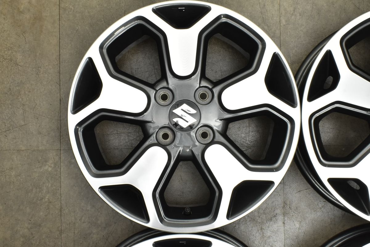 スズキ ハスラー 純正 15in 4.5J 45 PCD100 4本セット スタッドレス用に アルト スペーシア ギア ワゴンR アルト ラパン 可 TRITUETUBI_COM