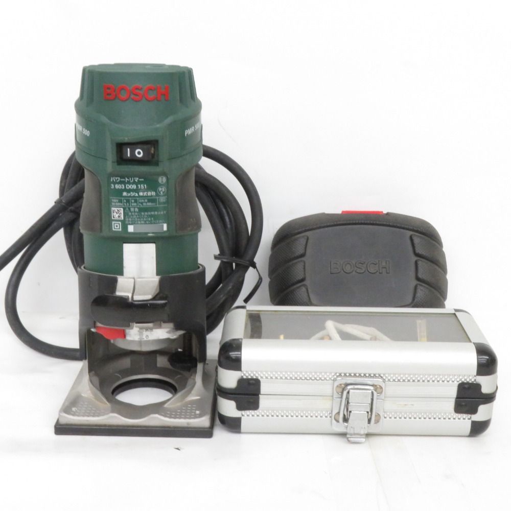 BOSCH ボッシュ 100V パワートリマー コレット径6mm PMR500 中古 BOSCH ボッシュ 100V パワートリマー コレット径6mm PMR500 中古