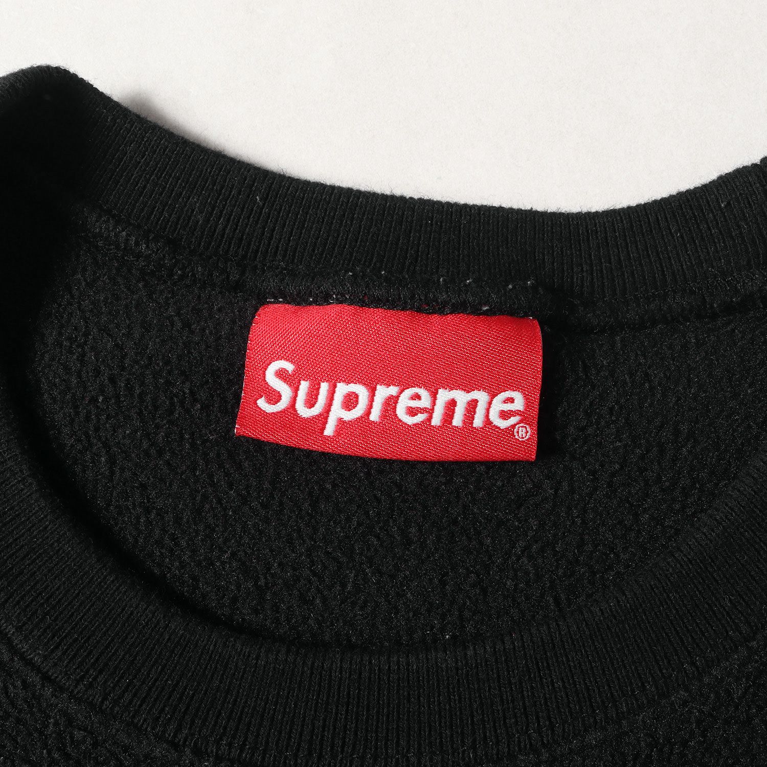 Supreme』スウェットスモールボックスロゴポーラテック黒【S】