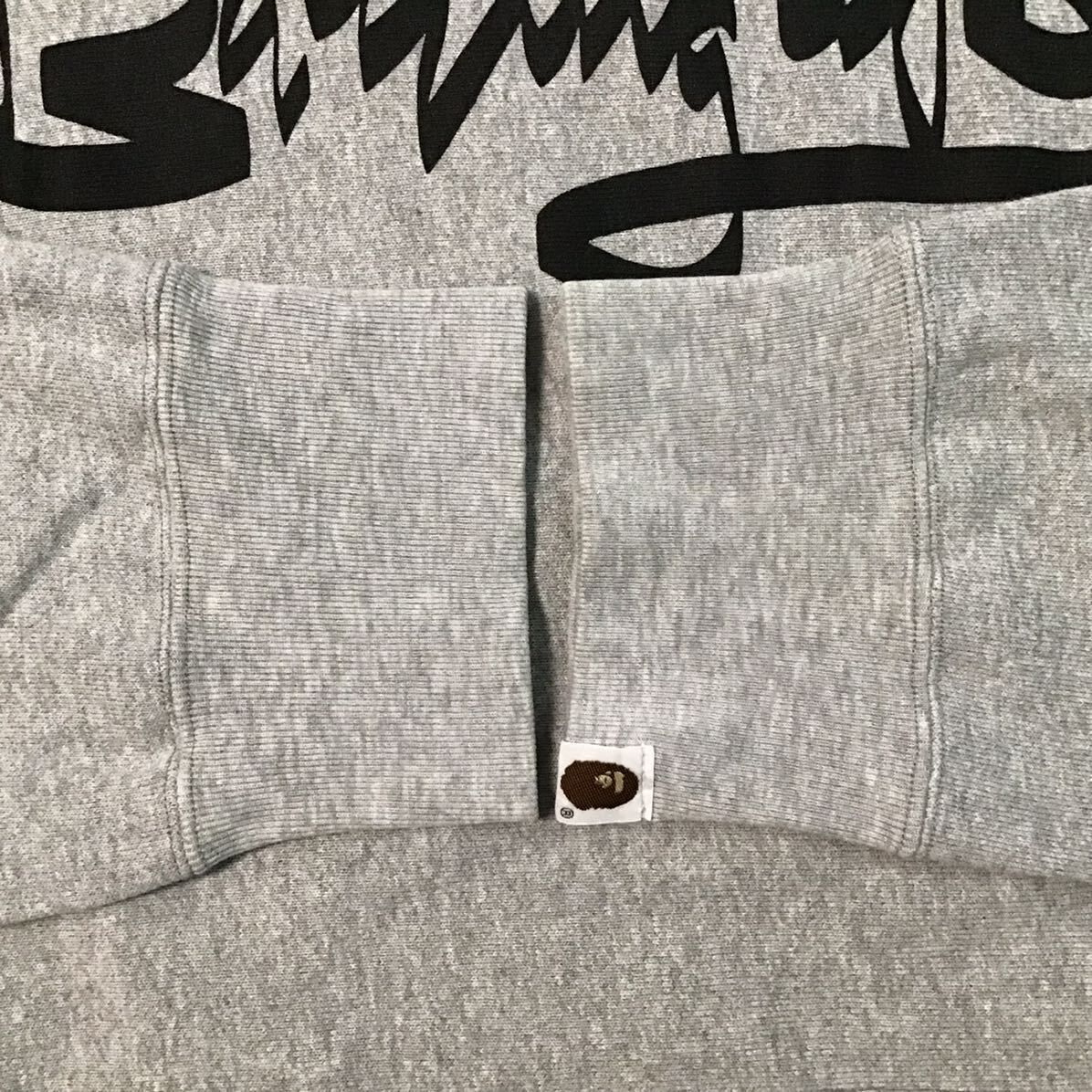 ☆初期☆ Futura × BAPE LOGO プルオーバー パーカー Mサイズ グレー a 
