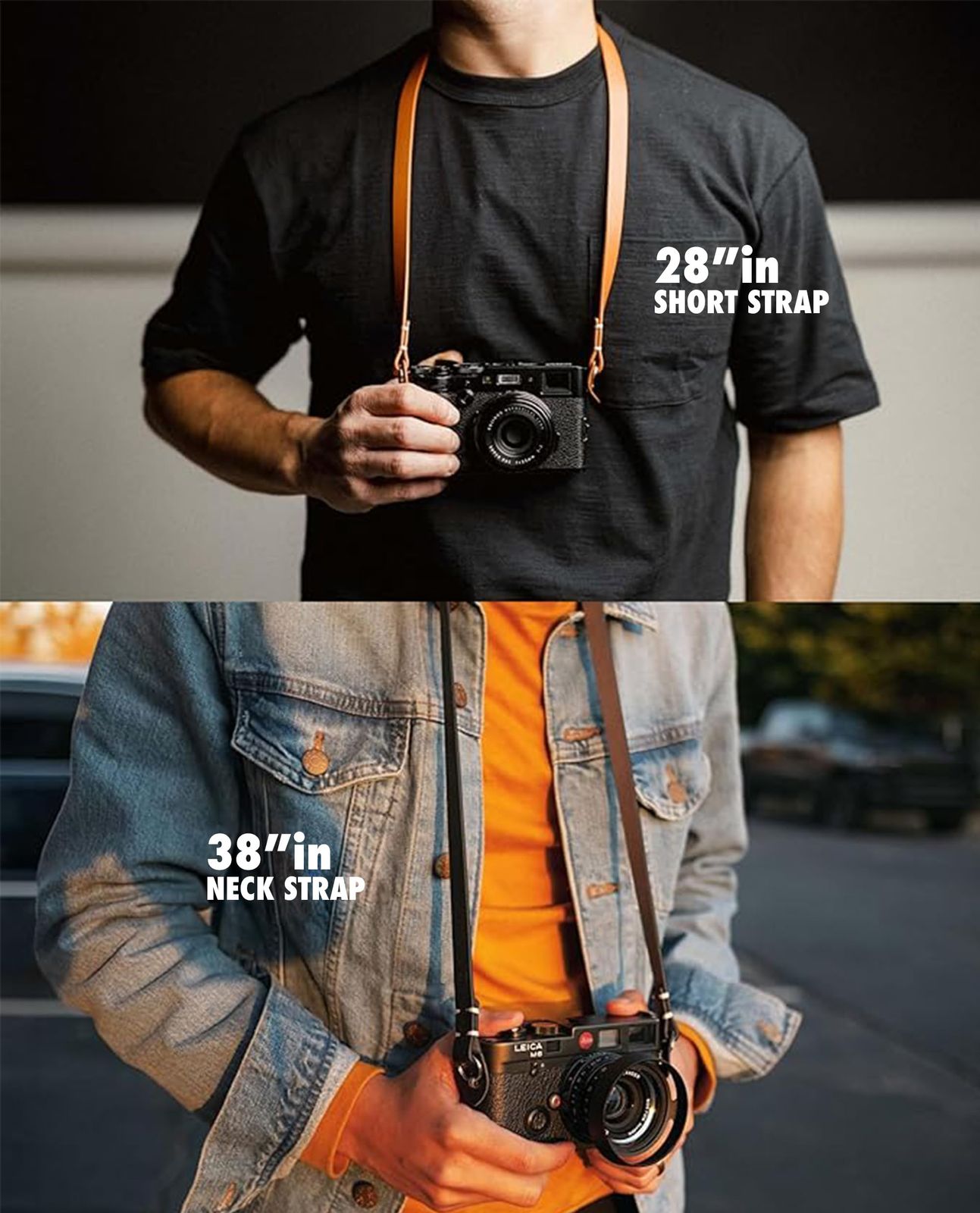 もけもけさま専用ページ Evergreen 本革ミニマリスト ネックショルダー スリムカメラストラップ