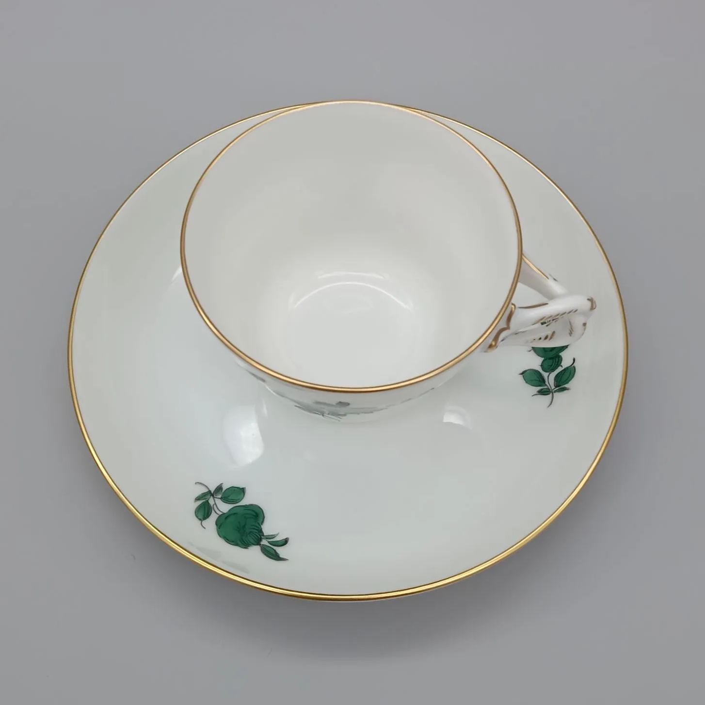 アウガルテン マリアテレジア グリーン デミタス カップ