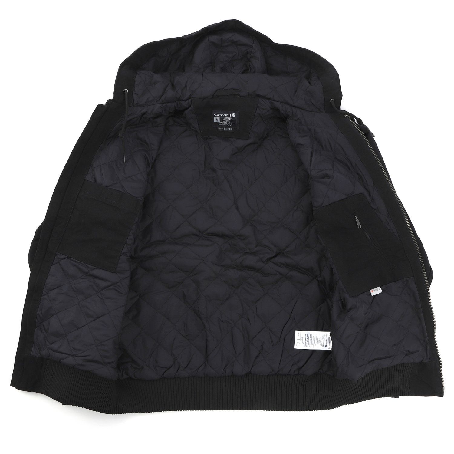 新品】 カーハート CARHARTT アクティブ ジャケット パーカー BLACK 