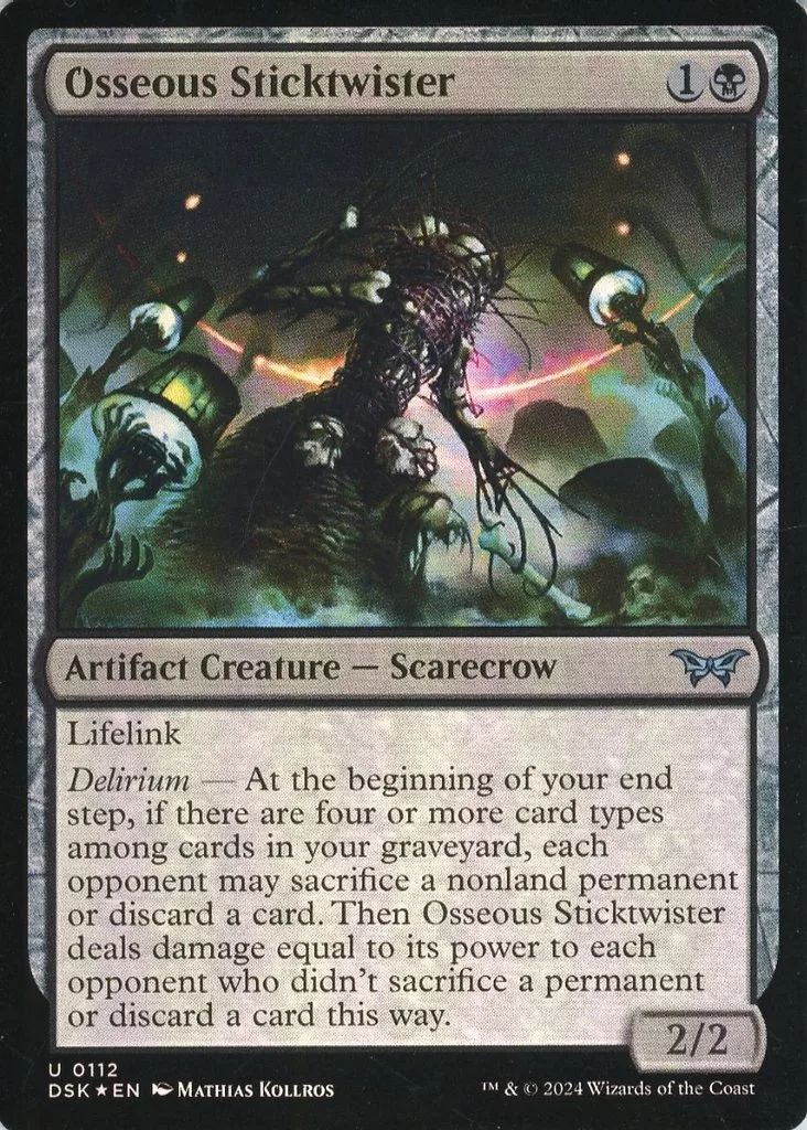 マジック：ザ・ギャザリング yunyun 中古】マジックザギャザリング 0112[U]：【DSK】【FOIL】Osseous