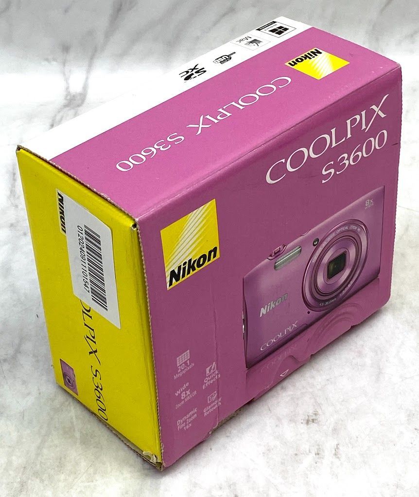 ジャンク品】 Nikon デジタルカメラ COOLPIX S3600 8倍ズーム 2005万画素 アザレアピンク S3600PK SN0902  0918ML003 0120240911101547 - メルカリ