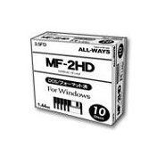 ALLWAYS 3.5インチ フロッピーディスクメディア 1.44MB 10枚 FD35-AW