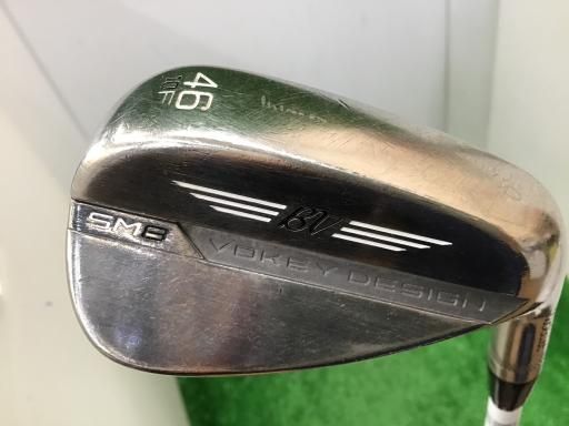 タイトリスト VOKEY SPIN MILLED SM8 ブラッシュドスチール 46°|10°F ウェッジ WG Dynamic G フレックスS メンズ 男性用 右利き 右用 Cランク ゴルフクラブ