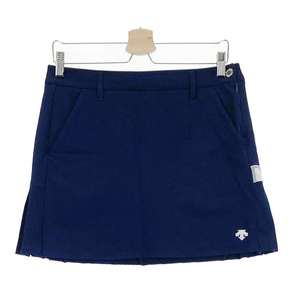 サイズ：67/L DESCENTE GOLF デサントゴルフ  インナー付 ストレッチスカート  ブルー系 [240101423499] ゴルフウェア レディース ストスト サイズ：67/L DESCENTE GOLF デサントゴルフ インナー付プリーツ