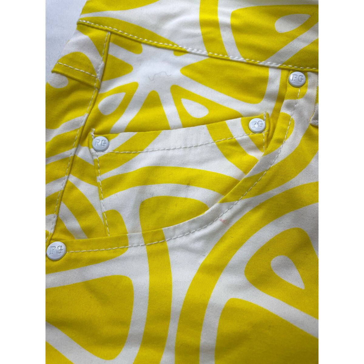 中古 レディース パーリーゲイツ PEARLY GATES パンツ 00(XS) 黄