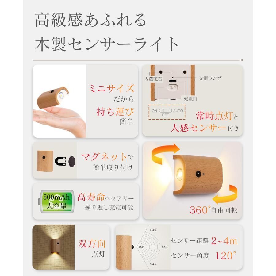 人感センサーライト ウォールライト