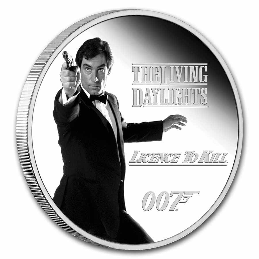 1オンス 銀貨　2023年　007銀貨 保証書付き] 2023年 (新品) ツバル「ジェームズ ボンド・007