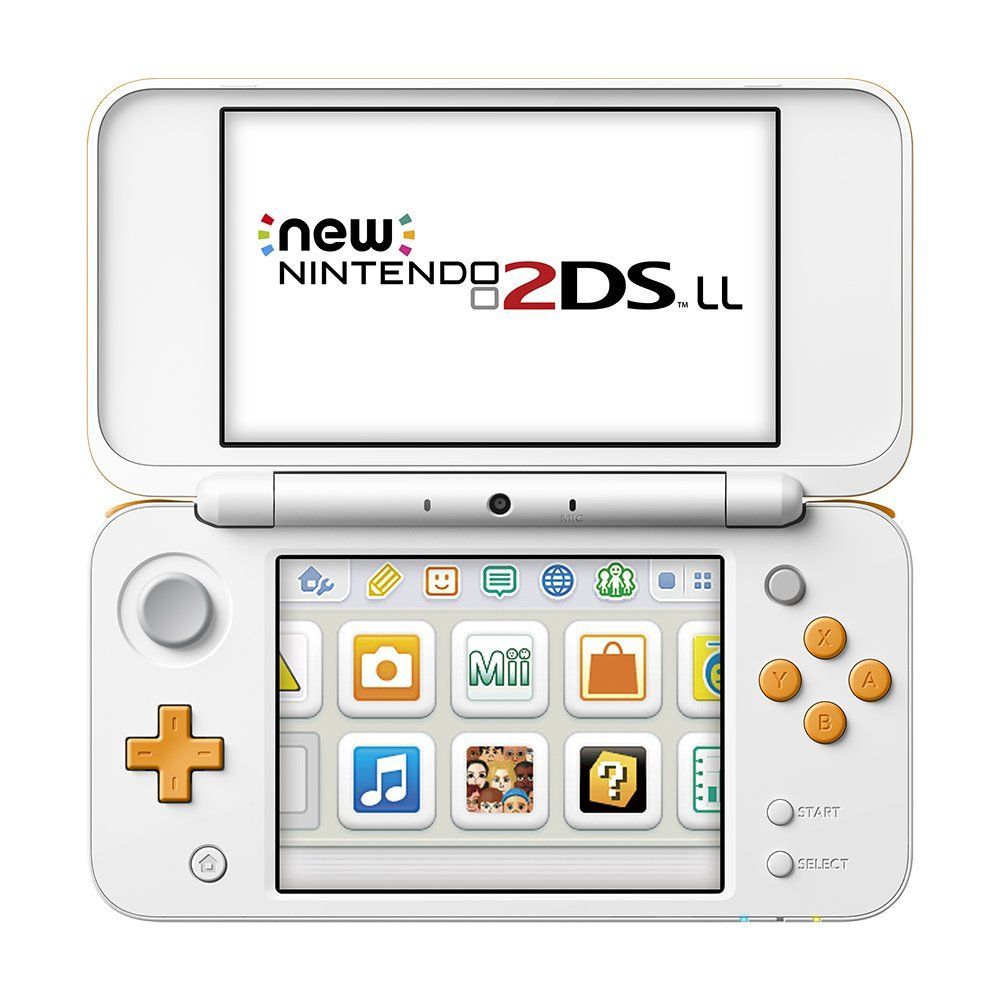 Color:ブラック×ライム_Edition:通常版なし Newニンテンドー2DS LL ホワイト×オレンジ