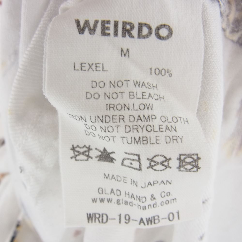 WEIRDO ウィアード 長袖シャツ 19AW WRD-19-AWB-01 ロケット 総柄